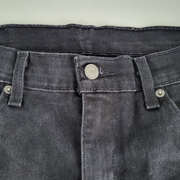Levi’s 502 Taper Fit Jeans Black Size 30x32 Men’s Denim - Picture 8 of 11